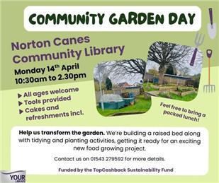Community Garden Day Monday 14th April